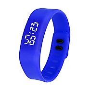 Beautyvan LED Sports Running Watch Date Rubber Bracelet Digital Wrist Watch