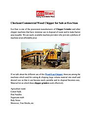 Best Commercial Wood Chipper For Sale In India - Ecostan