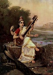 Saraswati by Raja Ravi Verma