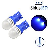 SiriusLED Super Bright 1 W LED Bulbs with 360 Degree Projection for Car Interior Lights Gauge Instrument Panel Dome M...