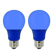 Xtricity A-Type A19 Colored Led Light Bulb, 5 Watts - 40 Watt Equivalent, Instant On, Energy Efficient, Medium Base, ...