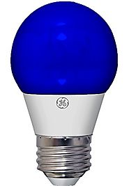 GE Lighting 92125 3-Watt LED 45-Lumen Party Light Bulb with Medium Base, Blue, 1-Pack