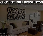 Wall art for Living room Metal Wood 3 piece Ideas - Decor Crave