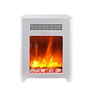 Caesar Fireplace CHFP-003 Luxury Portable Mini Indoor Compact Freestanding Room Heater