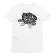 Designer Cat Art “Longing For You”: Women’s Short Sleeve T-Shirt