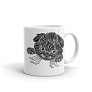 “Longing For You” Designer Art Mug for Cat Lovers – Made in the USA