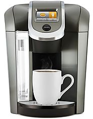 Keurig K575 Single Serve Programmable K-Cup Coffee Maker with 12 oz Brew Size and Hot Water on Demand, Platinum