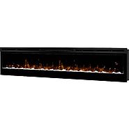 Dimplex Prism 74" Wall Mount Linear Electric Fireplace Insert in Black