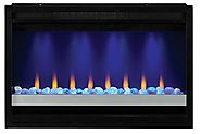 ClassicFlame 36EB221-GRC 36" Contemporary Built-in Electric Fireplace Insert, 240 volt
