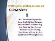 Professional Writing Service Uk