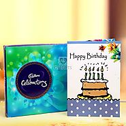 Birthday card with celebration