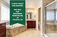 A Split Toilet and Shower: One Idea for Bathroom Remodeling in Atlanta, GA