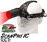 Wicked Lights ScanPro IC Night Hunting Headlamp with RED Intensity Control LED for coyote, predator, and hog hunting