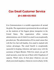 Get Technicians Help for Cox Email issue with Cox Email Customer Service