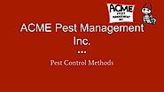 Pest Control Methods - ACME Pest Control Jonesboro, AR