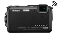 Nikon COOLPIX AW110 Wi-Fi and Waterproof Digital Camera with GPS (Black)