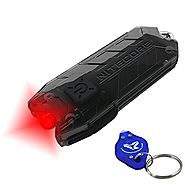 Nitecore Tube RL USB Rechargeable Red LED Keychain Light plus LumenTac LED Keychain Flashlight, Astronomy StarGazing,...