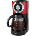 Mr. Coffee EJX36 12-Cup Programmable Coffeemaker, Red
