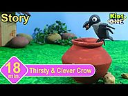 Thirsty & Clever Crow Story Panchatantra Stories for Children 3d Animated English Stories