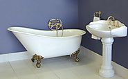 Antique Cast Iron Bathtub Restoration & Resurfacing - Bathroom Werx