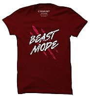 Buy Beast Mode T-Shirt Online in India - Cyankart.com