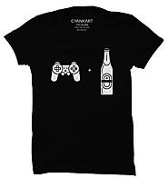 Beer And Gaming T-Shirt - Cyankart.com