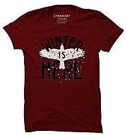Buy Winter Is Here T-Shirt Online in India: GOT T-Shirts - Cyankart.com