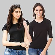 Online Sale Plain Top for Women- Make your Casual Style Goes Cool at Affordable Price