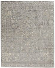 Transitional & Casual Rugs Lustrous Weave LUW 02 Grey/Beige Machine Made Rug
