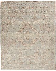 Transitional & Casual Rugs Lustrous Weave LUW02 Grey/Brick Machine Made Rug