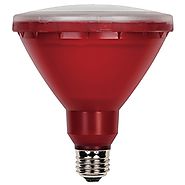 Westinghouse 0314700 11W PAR38 LED Outdoor Bulb, Flood Red E26 (Medium) Base, 120V, Box