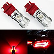 JDM ASTAR Extremely Bright PX Chipsets 3056 3156 3057 3157 LED Bulb For Brake Light Tail lights Turn Signal, Brillian...