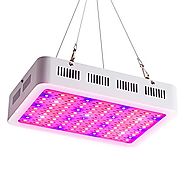 T-SUN Full Spectrum LED Grow light Panel 300W, IP44 Waterproof,Square Hanging Panel Led Light for Greenhouse Indoor P...
