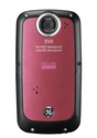 GE DVX Waterproof/Shockproof 1080P Pocket Video Camera (Bubble Gum) with 2GB SD Card