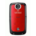 GE DVX Waterproof/Shockproof 1080P Pocket Video Camera (Velvet Red) with 2GB SD Card