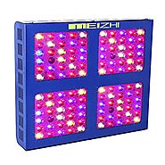 MEIZHI Reflector-Series 600W LED Grow Light Full Spectrum for Indoor Plants Veg and Flower - Dual Growth and Bloom Sw...