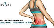 How to Find an Effective Back Pain Treatment in NJ?