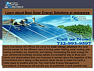 Try most effective solar energy solutions of energyces | edocr