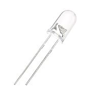 Chanzon 100 pcs 5mm 850nm IR Emitter LED Diode Lights Night Vision Camera (Clear Round Infrared 850 nm DC 1.5V 30mA 1...