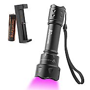 SecurityIng Infrared IR 850nm Night Vision Flashlight 38mm Lens Zoomable LED Torch + 18650 Battery + Charger