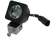 Infrared LED Light - 3 watts - stud mount - 9-42v - 750nm, 850nm or 940nm(-Spot-850nm-Black)