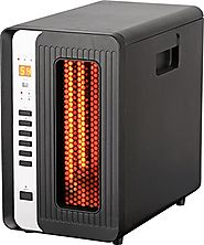 Optimus H-8013 Infrared Quartz Heater with Remote and LED Display