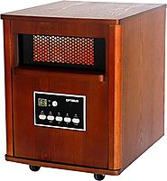 Optimus H-8121 Infrared Quartz Heater with Remote and LED Display