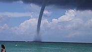 Waterspout Off Grand Cayman Island - 7 Mile Beach