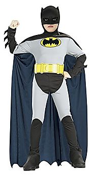 Batman Classic Halloween Costume Children-USA Size 4-6 (Ages 3-4)