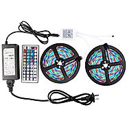 WenTop Led Strip Light Kit Waterproof SMD 3528 32.8Ft(10M) 600leds Led Tape Light Dimmable with DC12v Power Supply an...