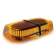Xprite Amber 240 LED Roof Top Mini Bar, Truck Car Vehicle Law Enforcement Emergency Hazard Beacon Caution Warning Sno...