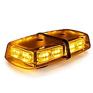 Xprite Gen 3 Amber Yellow 36 LED 18 Watts High Intensity Law Enforcement Emergency Hazard Warning LED Mini Bar Strobe...