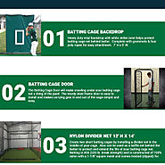 Batting cage net accessories