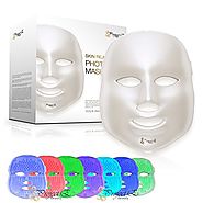 Project E Beauty 7 Color LED Mask Photon Light Skin Rejuvenation Whitening Facial Beauty Daily Skin Care Mask